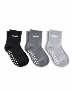 halkstrumpor gråmix 3 pack
