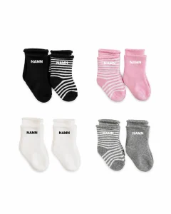 babystrumpor med namn, 2 pack (1)